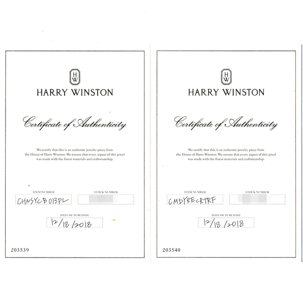 ハリーウィンストン ネックレス レディース トラフィック クロス ネックレス 保証書 イエローゴールド HARRY WINSTON 750YG 中古