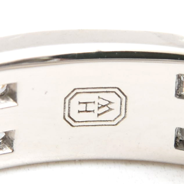 ハリーウィンストン 指輪 メンズ トラフィックアクセント ラージ リング 22号 保証書 プラチナ HARRY WINSTON PT950 中古
