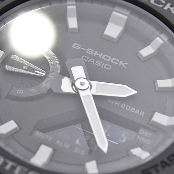 カシオ 時計 メンズ G-SHOCK 電池式 デジアナ文字盤 SS ラバー カーボン樹脂 ブラック Gショック ジーショック 腕時計 CASIO GA-S2100 中古