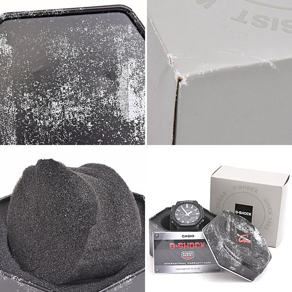 カシオ 時計 メンズ G-SHOCK 電池式 デジアナ文字盤 SS ラバー カーボン樹脂 ブラック Gショック ジーショック 腕時計 CASIO GA-S2100 中古