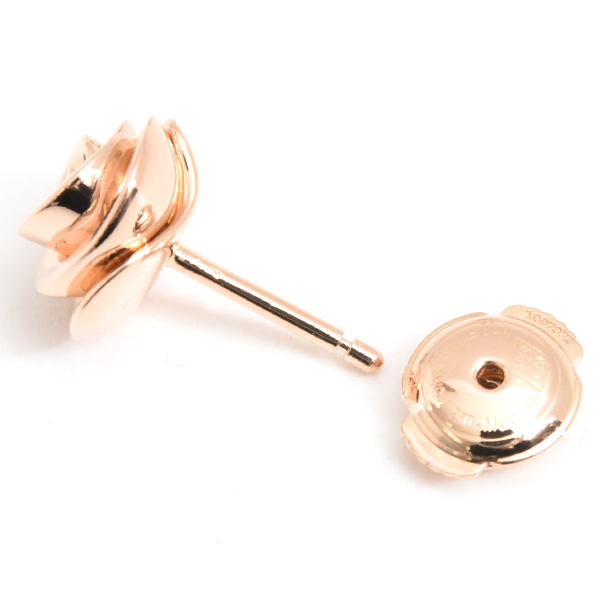 クリスチャンディオール ピアス レディース ローズディオール クチュール ダイヤ ピアス ピンクゴールド Christian Dior 750PG 中古