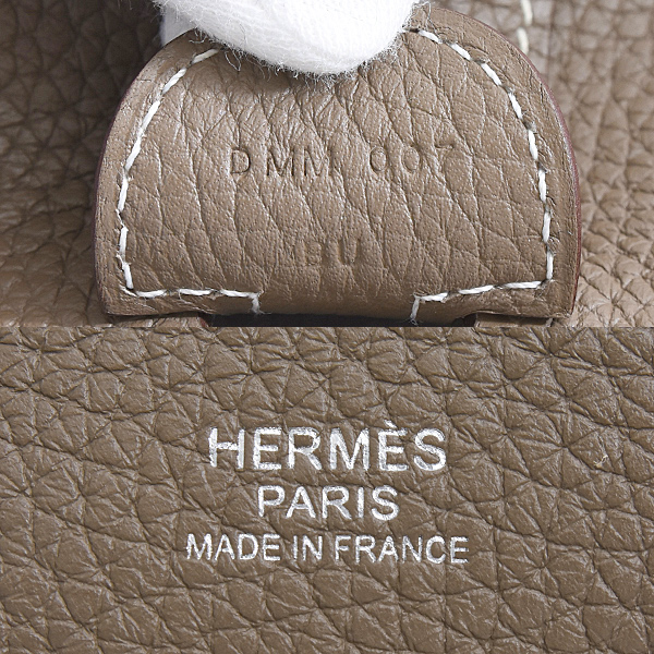 エルメス バッグ レディース メンズ エブリン3 GM D刻 ショルダーバッグ トリヨンクレマンス エトゥープ HERMES 中古