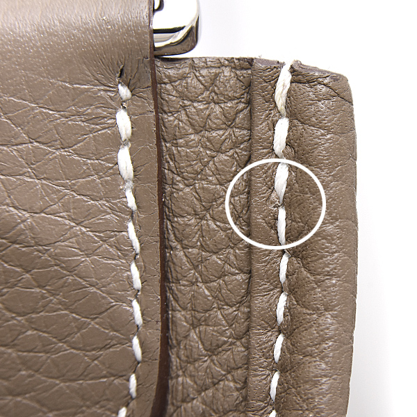 エルメス バッグ レディース メンズ エブリン3 GM D刻 ショルダーバッグ トリヨンクレマンス エトゥープ HERMES 中古