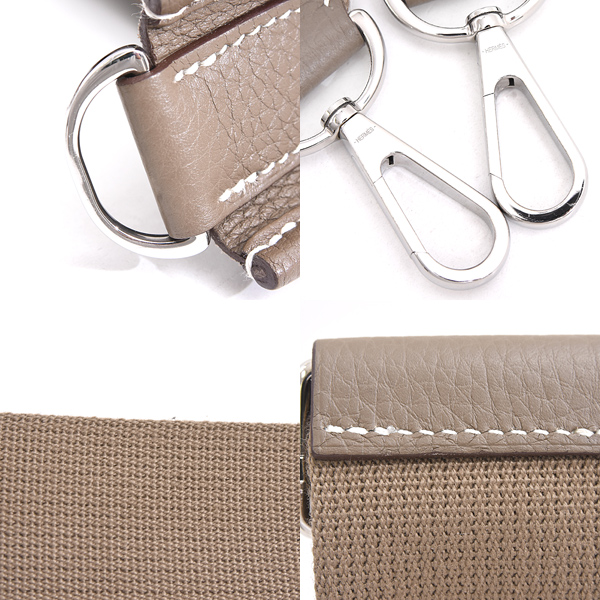 エルメス バッグ レディース メンズ エブリン3 GM D刻 ショルダーバッグ トリヨンクレマンス エトゥープ HERMES 中古