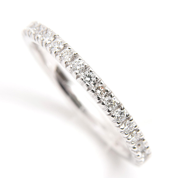 カルティエ 指輪 レディース エタンセル フルエタニティ ダイヤ リング 50号 実寸10号 ホワイトゴールド 750WG 中古