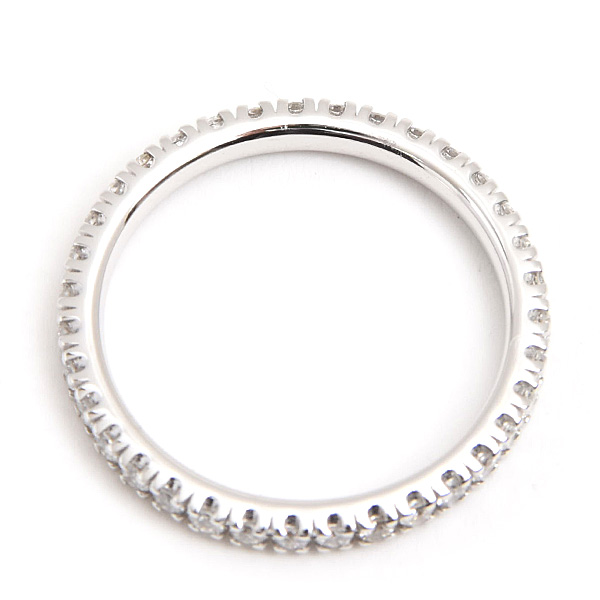 カルティエ 指輪 レディース エタンセル フルエタニティ ダイヤ リング 50号 実寸10号 ホワイトゴールド 750WG 中古