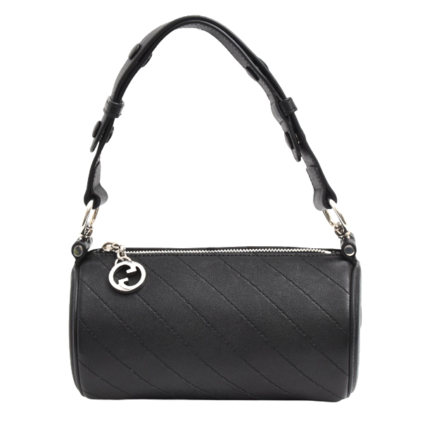 グッチ バッグ ブロンディ ワンショルダーバッグ ハンドバッグ レザー ブラック 760170 GUCCI 中古