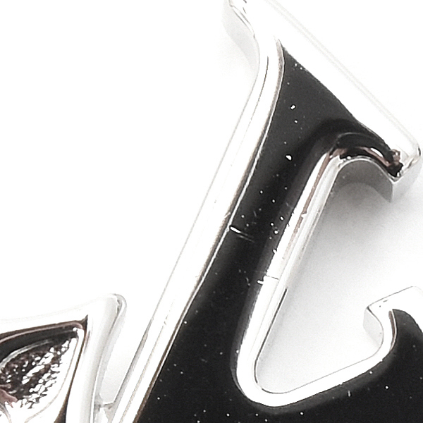 ルイヴィトン ネックレス メンズ ペンダント モノグラム ロウ モノグラムフラワー LV イニシャル メタル ステンレス M02254 Louis Vuitton 未使用展示品