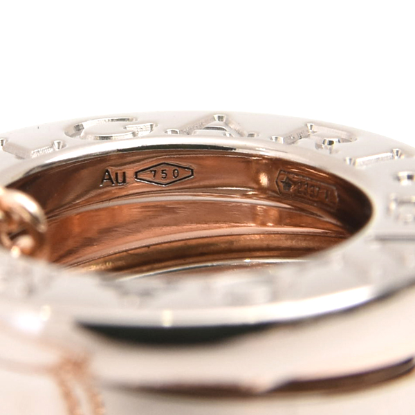 ブルガリ ネックレス レディース ビー ゼロワン B-ZERO1 パーフェクトミステイク ネックレス ゴールド BVLGARI 750YG×WG×PG 中古