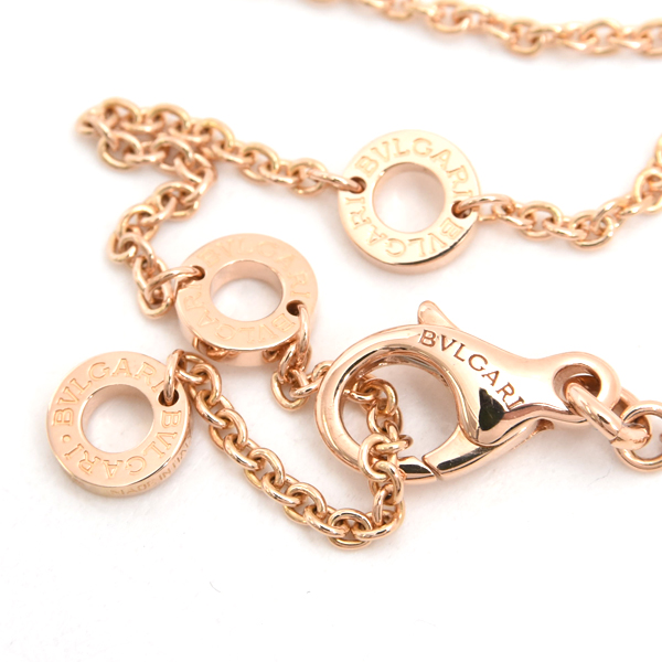 ブルガリ ネックレス レディース ビー ゼロワン B-ZERO1 パーフェクトミステイク ネックレス ゴールド BVLGARI 750YG×WG×PG 中古
