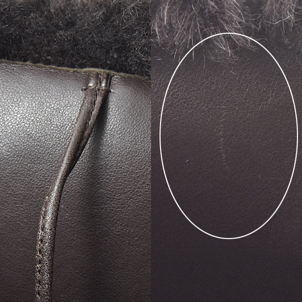 ボッテガヴェネタ バッグ レディース マキシイントレチャート アルコトート トートバッグ ムートン  ダークブラウン BOTTEGA VENETA 中古