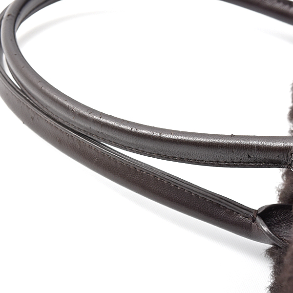 ボッテガヴェネタ バッグ レディース マキシイントレチャート アルコトート トートバッグ ムートン  ダークブラウン BOTTEGA VENETA 中古