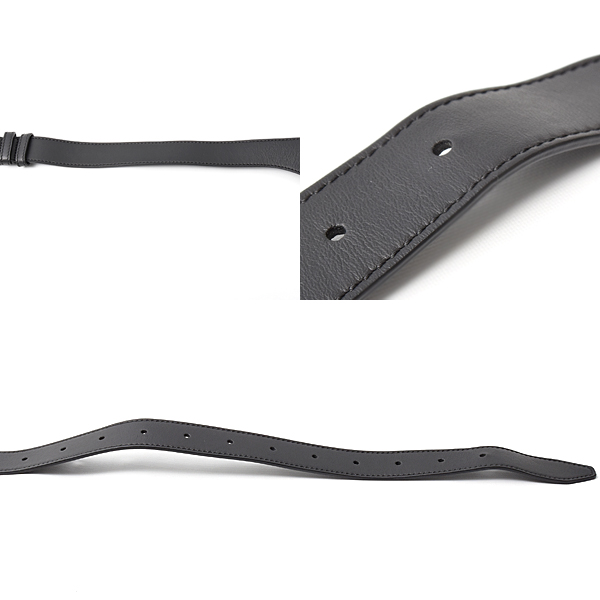 フェンディ バッグ レディース メンズ ロゴボディバッグ カーフ ブラック FENDI 7VA525 中古