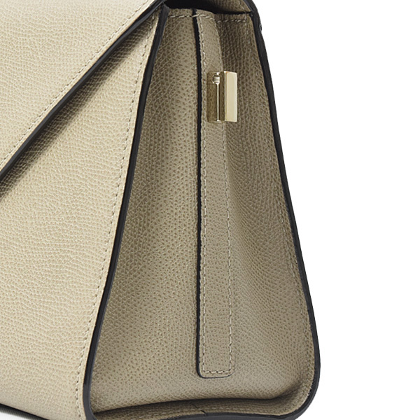 ヴァレクストラ バッグ レディース イジィデ ミニ ハンドバッグ ショルダー ベージュ Valextra N508327 中古