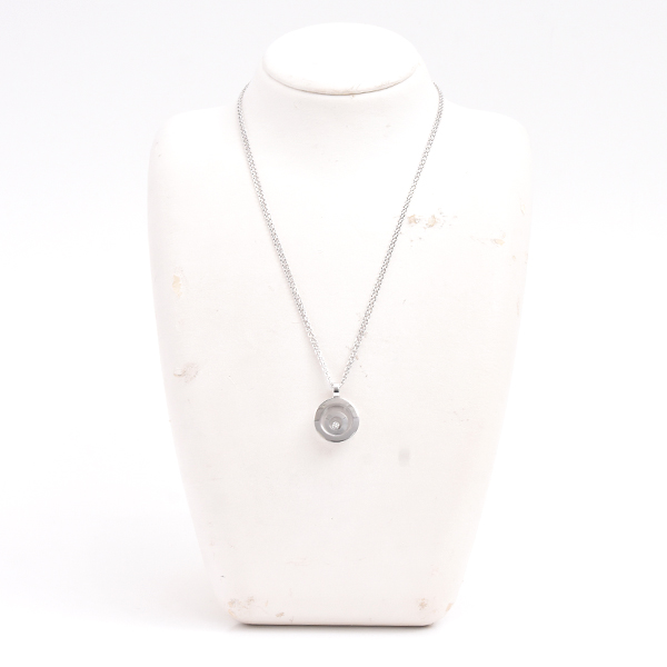 ショパール ネックレス レディース ハッピー スピリット 1Pダイヤ ネックレス ホワイトゴールド Chopard 750WG 中古