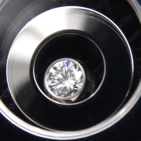 ショパール ネックレス レディース ハッピー スピリット 1Pダイヤ ネックレス ホワイトゴールド Chopard 750WG 中古