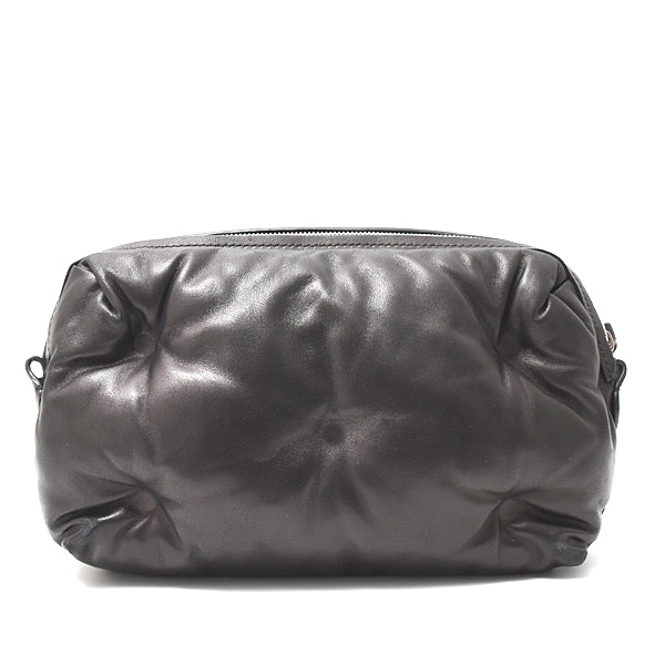 メゾンマルジェラ バッグ レディース メンズ グラムスラム カメラバッグ ショルダー ナッパレザー ブラック SB1WB0006 Margiela 中古