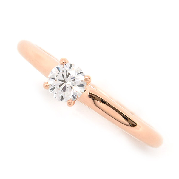 カルティエ 指輪 レディース ソリテール 1985 ダイヤ リング 52号 実寸11.5号 D0.28ct E-VVS2-VG ピンクゴールド 750PG Cartier 中古