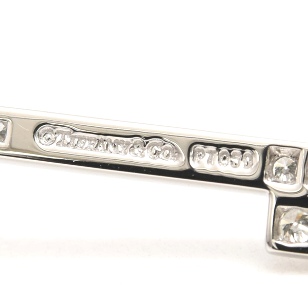 ティファニー ネックレス レディース フルールドリス キー ダイヤ ネックレス プラチナ TIFFANY PT950 中古