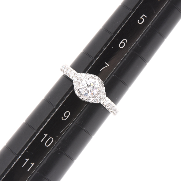 ショーメ 指輪 レディース リアン ダムール ダイヤモンド リング 8号 D0.34ct プラチナ CHAUMET PT950 中古