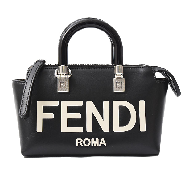 フェンディ バッグ レディース バイザウェイ ミニ スモール 2WAY ショルダーバッグ レザー ブラック FENDI 8BS067 中古