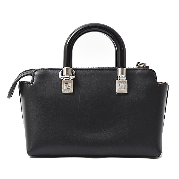 フェンディ バッグ レディース バイザウェイ ミニ スモール 2WAY ショルダーバッグ レザー ブラック FENDI 8BS067 中古