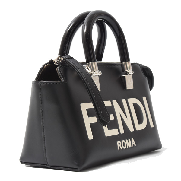 フェンディ バッグ レディース バイザウェイ ミニ スモール 2WAY ショルダーバッグ レザー ブラック FENDI 8BS067 中古