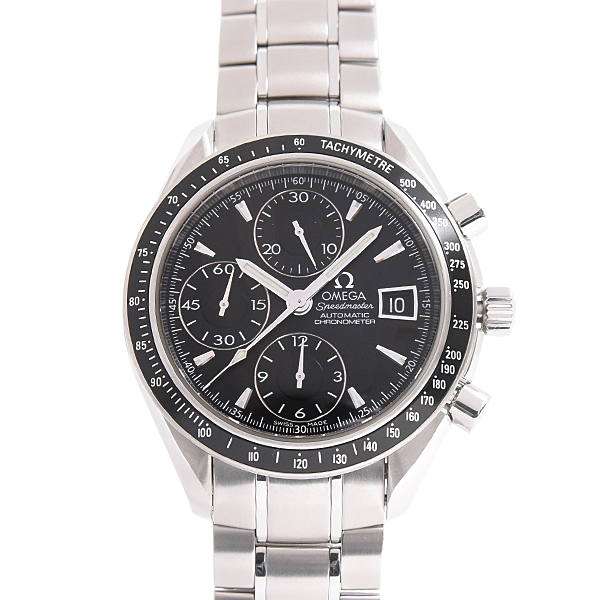 オメガ 時計 メンズ スピードマスター デイト 自動巻 ステンレス OMEGA 3210.50 SS 中古