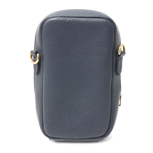 ルイヴィトン バッグ メンズ ダブルフォンポーチ ショルダーバッグ モノグラムデニム トリヨンレザー デニムブルー ネイビー M81060 Louis Vuitton 中古