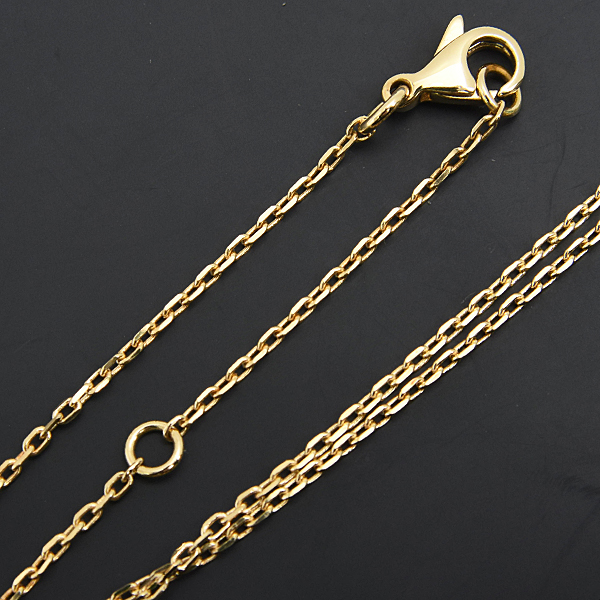 シャネル ネックレス レディース カメリア ペンダント イエローゴールド フラワー 花 J2925 750YG K18 中古