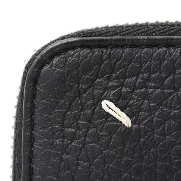 メゾンマルジェラ 財布 レディース メンズ キーチェーン付きコインケース L字ファスナー カーフ ブラック Maison Margiela SA1UI0012 P4746 中古