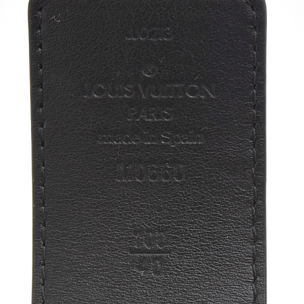 ルイヴィトン ベルト メンズ LVシェイプ サンチュール モノグラム プレイグラウンド リバーシブル 100/40 ブラック M0660 Louis Vuitton 中古