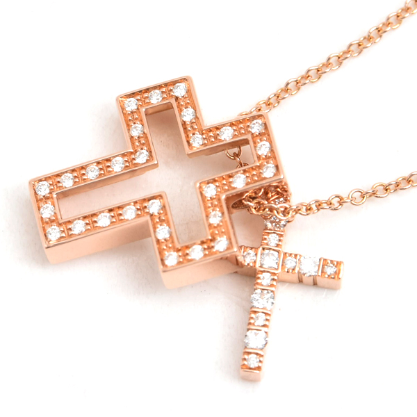 ダミアーニ ネックレス レディース ベルエポック XXS ネックレス ピンクゴールド DAMIANI 750PG 中古