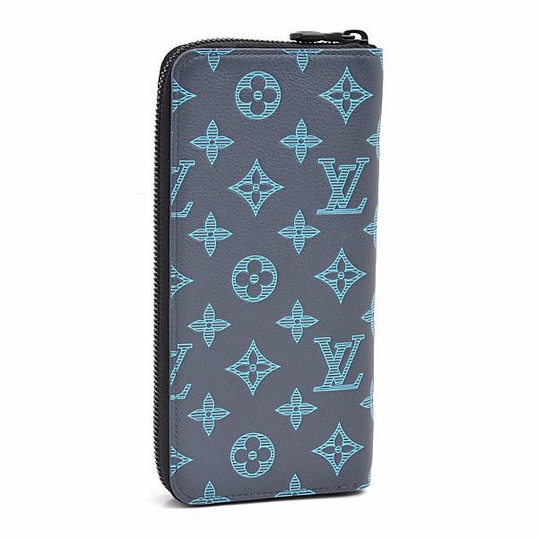 ルイヴィトン 財布 メンズ モノグラムシャドウ ジッピーウォレット ヴェルティカル ロングウォレット 縦型 Louis Vuitton M82322 中古