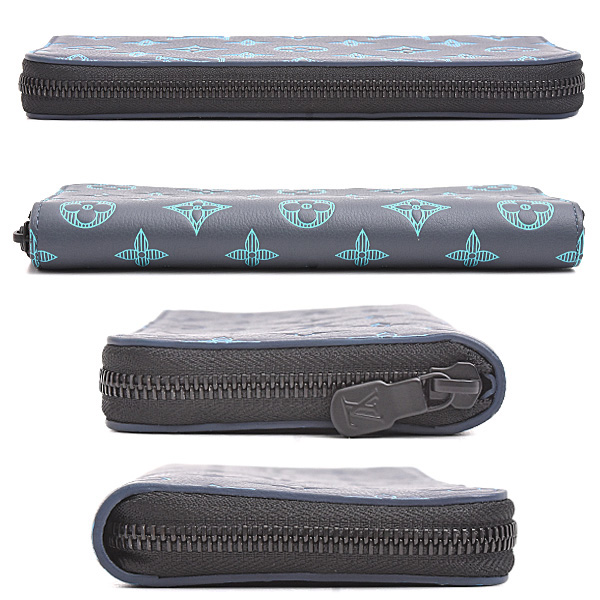 ルイヴィトン 財布 メンズ モノグラムシャドウ ジッピーウォレット ヴェルティカル ロングウォレット 縦型 Louis Vuitton M82322 中古