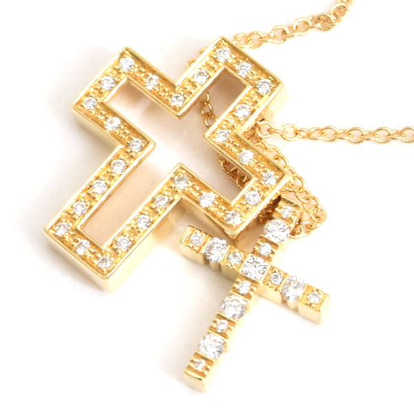 ダミアーニ ネックレス レディース ベルエポック XXS ネックレス イエローゴールド DAMIANI 750YG 中古