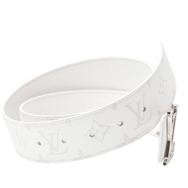 ルイヴィトン ベルト メンズ モノグラム×タイガ LV イニシャル 40MM リバーシブル 85cm Louis Vuitton M0713V 中古