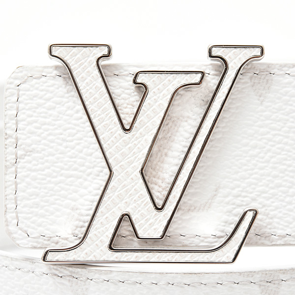 ルイヴィトン ベルト メンズ モノグラム×タイガ LV イニシャル 40MM リバーシブル 85cm Louis Vuitton M0713V 中古