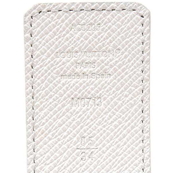 ルイヴィトン ベルト メンズ モノグラム×タイガ LV イニシャル 40MM リバーシブル 85cm Louis Vuitton M0713V 中古