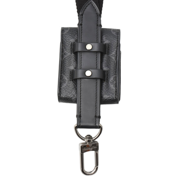 ルイヴィトン ブランド小物 ランヤード AirPodsケース エアポッズケース モノグラムエクリプス Louis Vuitton M80220 中古