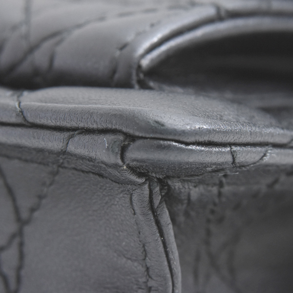 クリスチャンディオール バッグ レディース カナージュ チェーンウォレット カーフ ブラック Christian Dior 509370NINJ 中古