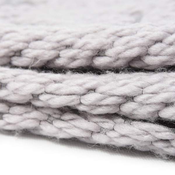 ルイヴィトン マフラー レディース エシャルプ ロゴマニア マフラー ウール×シルク グレー Louis Vuitton M74742 中古