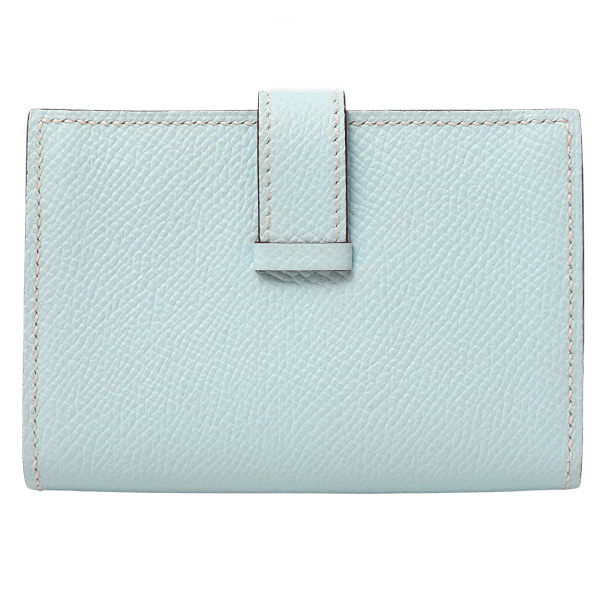 エルメス カードケース ベアン カードケース エプソン ブルーブリュム Z刻印 HERMES 中古