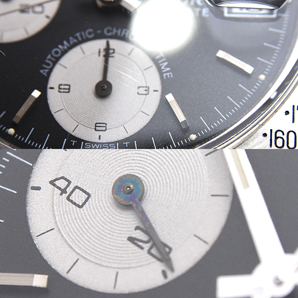 チュードル 時計 メンズ クロノタイム 自動巻 ブラック文字盤 ステンレス TUDOR 79180 SS 中古