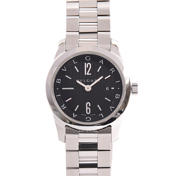 ブルガリ 時計 レディース ソロテンポ 電池式 ステンレス BVLGARI ST30S 中古