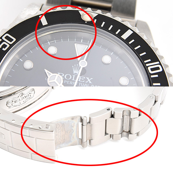 ロレックス 時計 メンズ シードゥエラー 自動巻 ブラック文字盤 95番 トリプルシックス ヴィンテージ ステンレス SS ROLEX 16660 中古