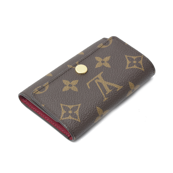 ルイヴィトン キーケース レディース ミュルティクレ6 モノグラム フューシャ M60701 Louis Vuitton 未使用展示品