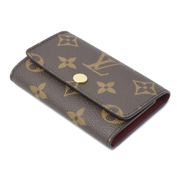 ルイヴィトン キーケース レディース ミュルティクレ6 モノグラム フューシャ M60701 Louis Vuitton 未使用展示品