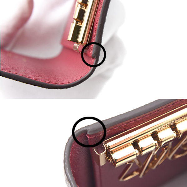 ルイヴィトン キーケース レディース ミュルティクレ6 モノグラム フューシャ M60701 Louis Vuitton 未使用展示品