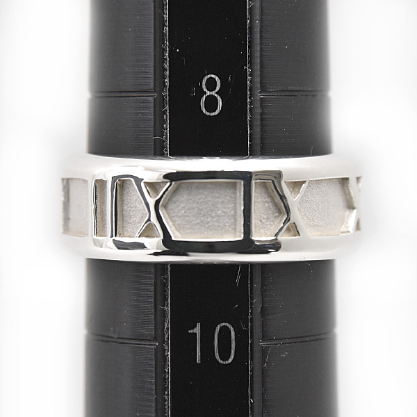 ティファニー 指輪 レディース アトラス リング 実測サイズ9号 スターリングシルバー TIFFANY SV925 Ag925 中古